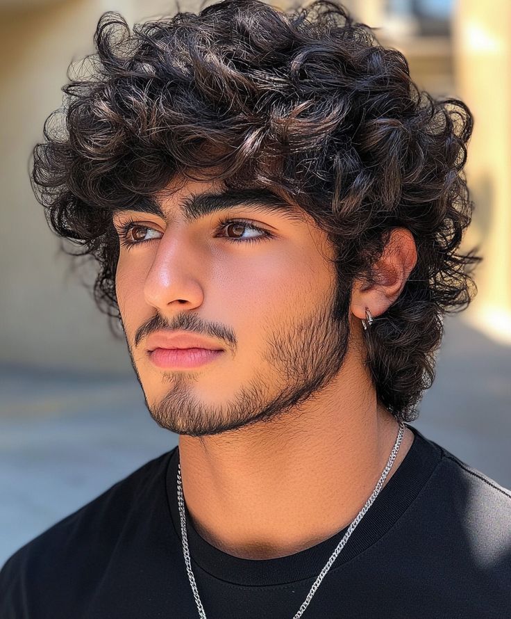 Hair Style for Man Curly