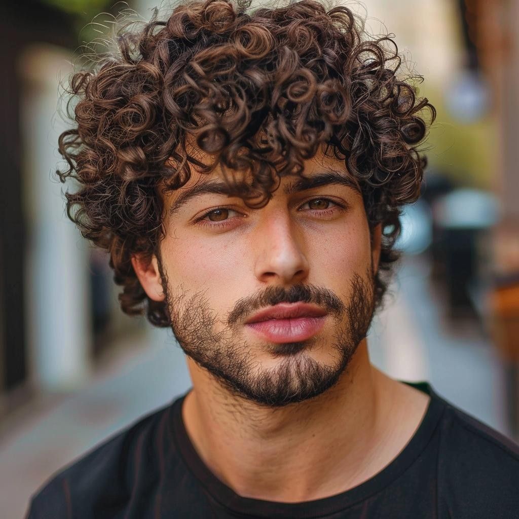 Hair Style for Man Curly